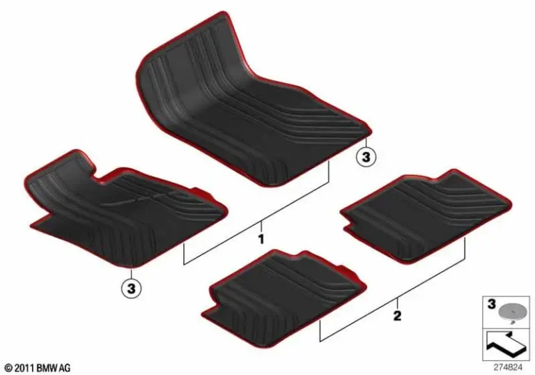 All Weather Rear Floor Mats Set