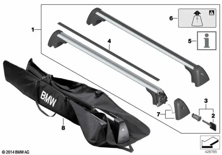BMW Lockable Roof Racks