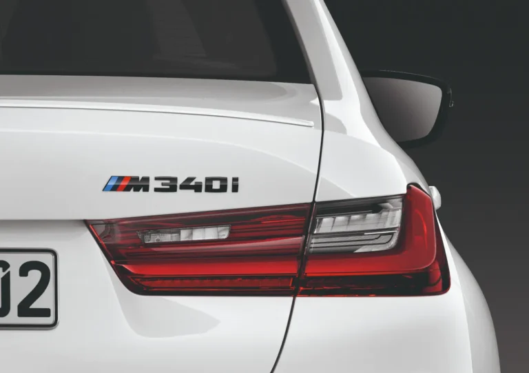 M Badge rear black