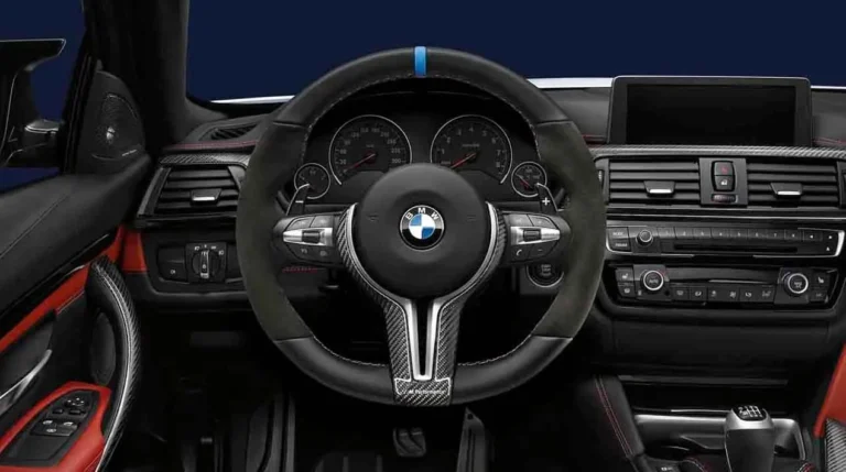 Genuine M Performance Steering Wheel Cover Leather Carbon