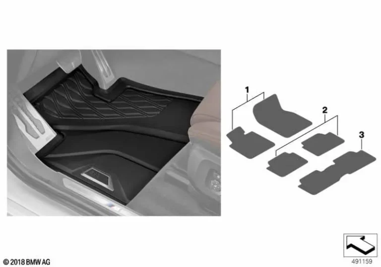 All Weather Rear Floor Mats Set