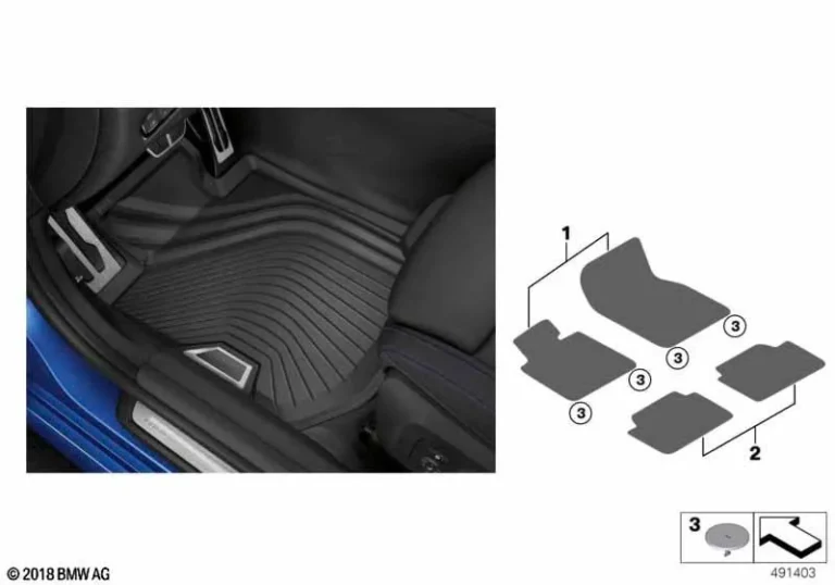 All Weather Rear Floor Mats Set