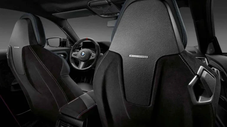 M Performance Rear Panel Alcantara Carbon Seat Cover