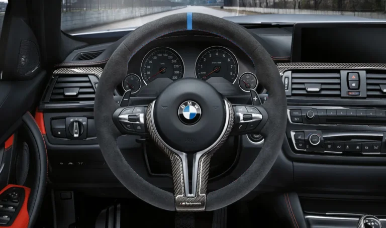 M Performance Carbon Fibre Steering Wheel Cover Trim