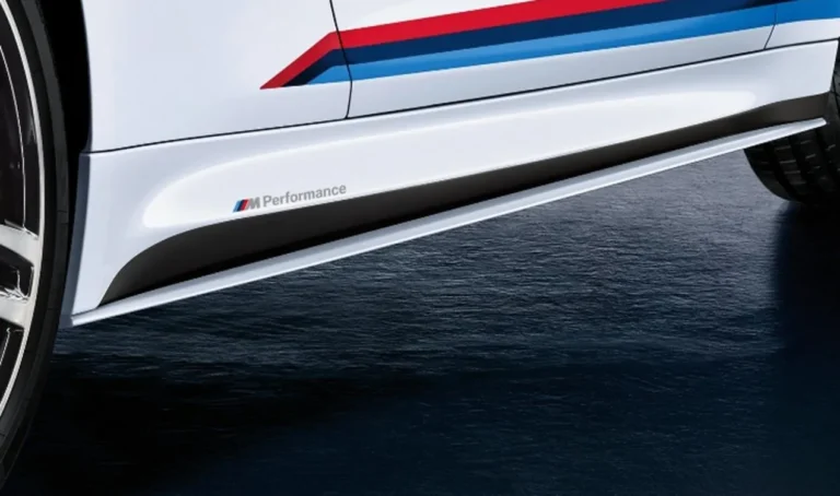 M Performance Left Side Skirt Black Matt Extention