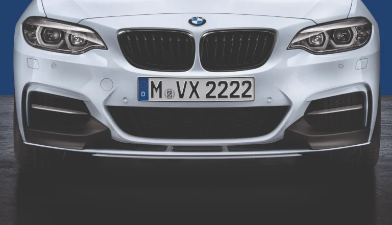 M Performance Matte Black Front Splitter