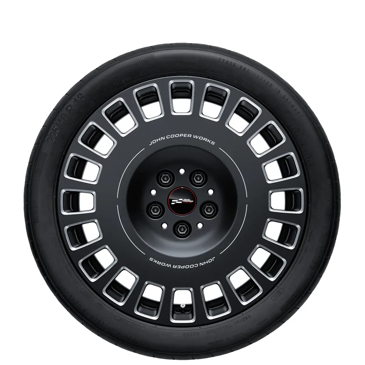 18-inch JCW light alloy wheel Rallye Spoke 992 Bicolour (Frozen ...